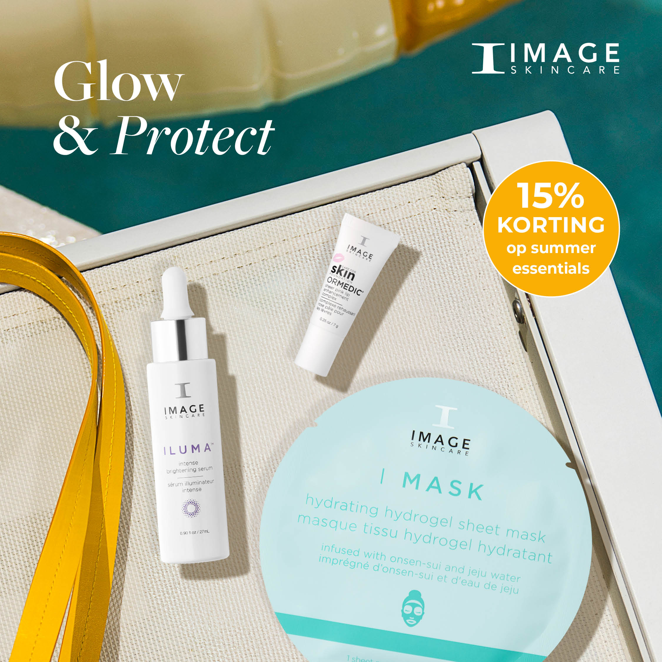 Shop top 10 summer essentials nú met 15% korting! | IMAGE Skincare